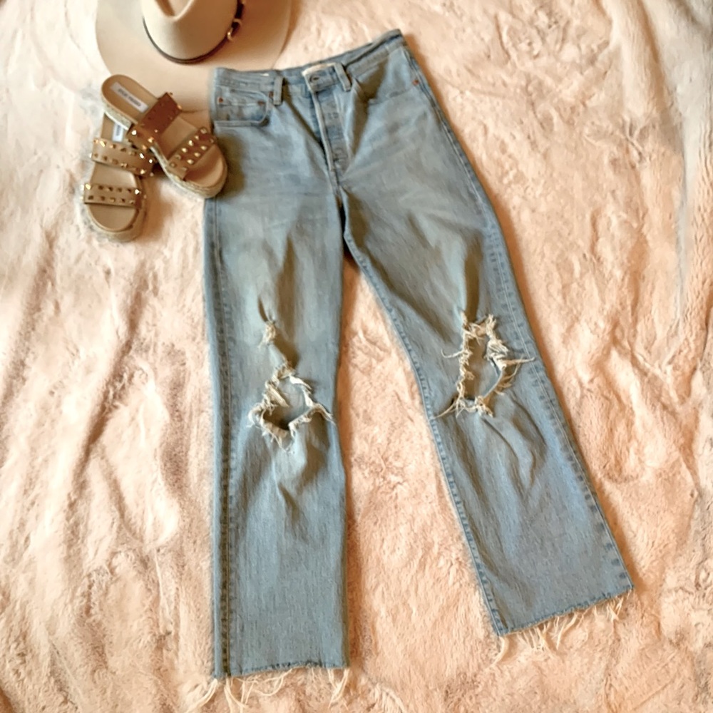 FP Levi’s Premium Ribcage Straight Jeans 27